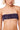 BLACK SNAKESKIN BANDEAU