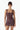 CROCCO BROWN MINI DRESS