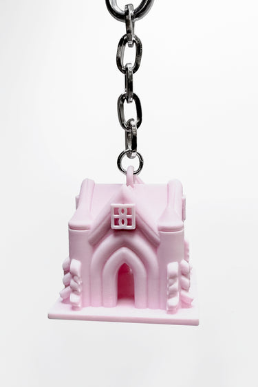 PINK CHAPEL KEYCHAIN