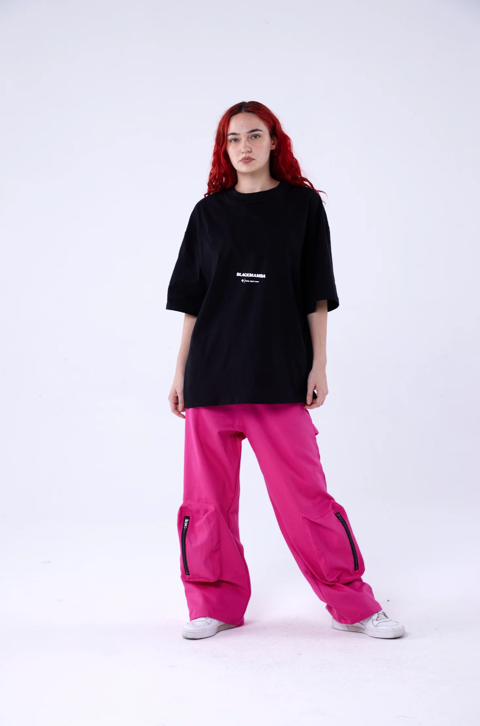 PLAYERA OVERSIZED HERE AND NOW BLACK