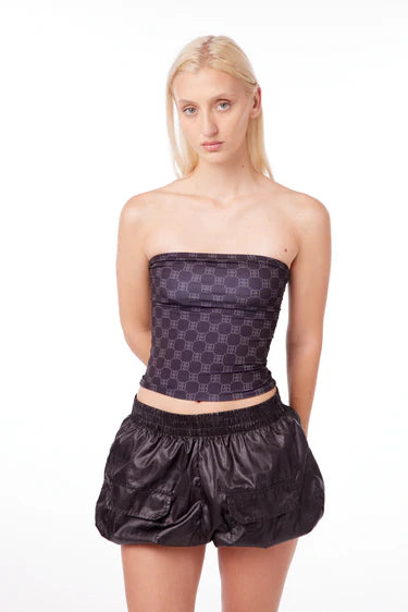 Strapless Monogram Negro